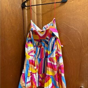 Flying Tomato Geometric Multicolor Sundress